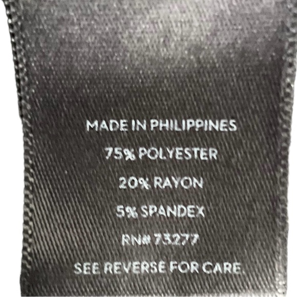 SIMPLY VERA VERA WANG Women’s Pants Skinny Mid Rise Poly Blend Size 1X V… - Picture 4 of 7